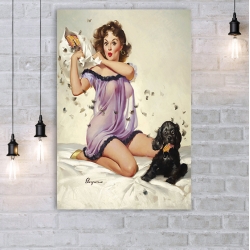 Постер в стиле "Пин-ап" арт.0004