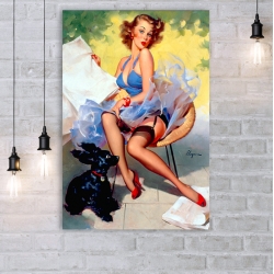 Постер в стиле "Пин-ап" арт.0012