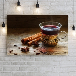 Глинтвейн, палочки корицы и бадьян