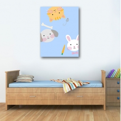 Котик, зайчик и песик