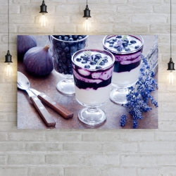 Йогурт с черникой