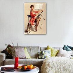 Постер в стиле "Пин-ап" арт.0008