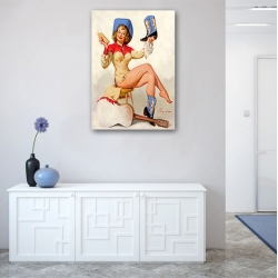 Постер в стиле "Пин-ап" арт.0015