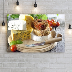 Сыр, помидоры и грецкие орехи